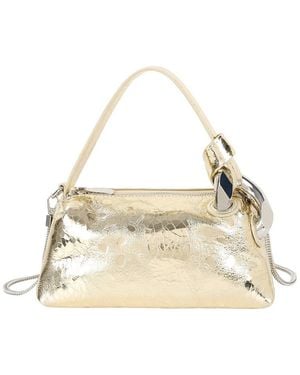 Tiffany & Fred Paris Tiffany And Fred Paris Metallic Leather Mini Top Handle