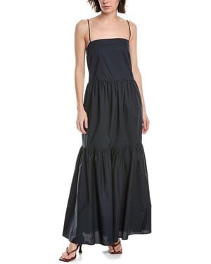 Rag & Bone Leilah Poplin Maxi Dress - Black