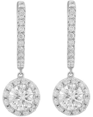 Effy Fine Jewelry 14K 1.95 Ct. Tw. Lab-Grown Diamond Earrings - White