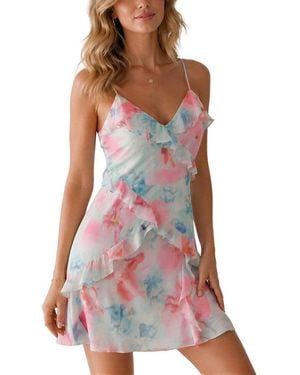 COLON DIANA Mini Dress - Red