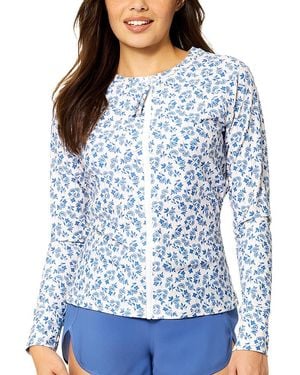 Raisins Front Zip Rashguard - Blue