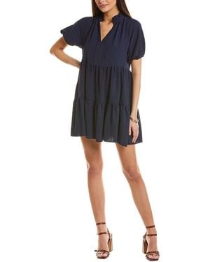 Cece Tiered Mini Dress - Black