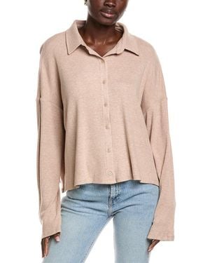 Chaser Brand Knit Fenna Shirt - Blue