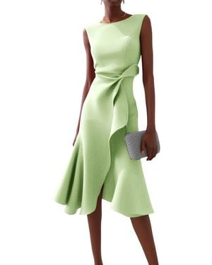 Kira Mone Sleeveless Midi Dress - Green
