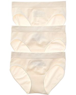 Le Mystere 3Pk Seamless Comfort Hipster - Natural