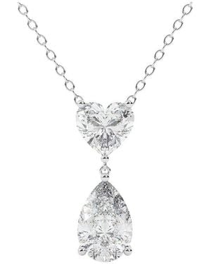 VOWE 14K 4.00 Ct. Tw. Lab-Grown Diamond Pendant - White