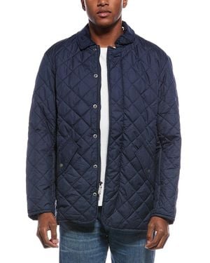 Brooks Brothers Diamond Quilted Jacket - Blue