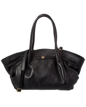 Persaman New York Abella Leather Tote - Black