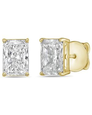 Diana M. Jewels Diana M. 14K 12.00 Ct. Tw. Lab-Grown Diamond Stud Earrings - White