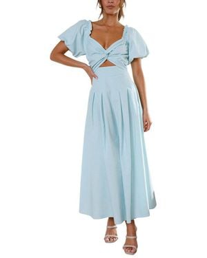 ENJOY PETRA Midi Dress - Blue
