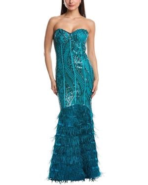 Bebe Maxi Dress - Blue