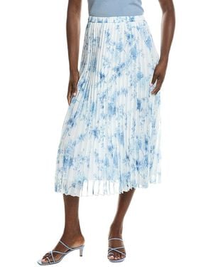 Anne Klein Pleated Skirt - Blue