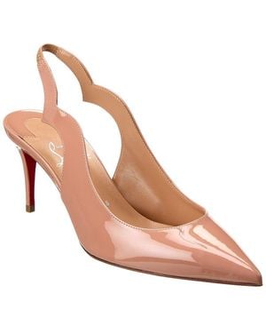 Christian Louboutin Hot Chick Sling 70 Patent Slingback Pump - Pink