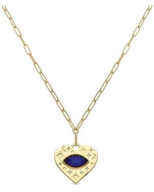 Eye Candy LA Pendant Necklace - Metallic