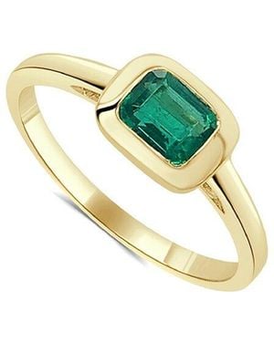 Sabrina Designs 14k 0.60 Ct. Tw. Emerald Ring - Green