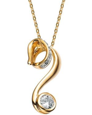 Genevive Jewelry 14K Over Pendant - Metallic