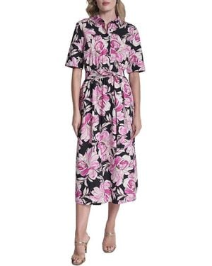DKNY Shirt Dress - Red