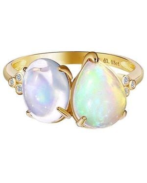 Kai Fine Jewelry 14K 2.63 Ct. Tw. Diamond & Gemstone Cocktail Ring - White
