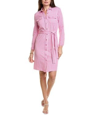 J.McLaughlin Haarlem Catalina Cloth Shirtdress - Pink