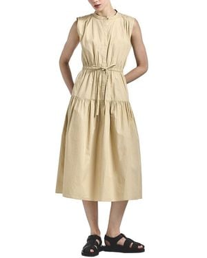 10 Crosby Derek Lam Margaret Sleeveless Midi Dress - Natural