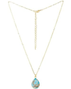 Saachi 18K Plated Mojave Necklace - White