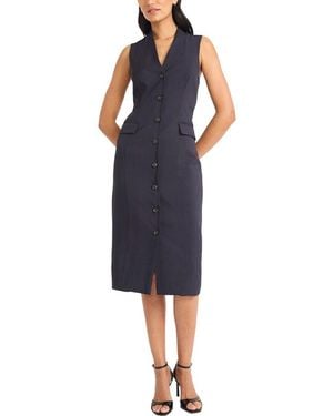 Maggy London Midi Dress - Blue