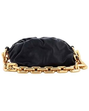 Bottega Veneta The Chain Pouch Teen (Authentic Pre-Loved) - Blue
