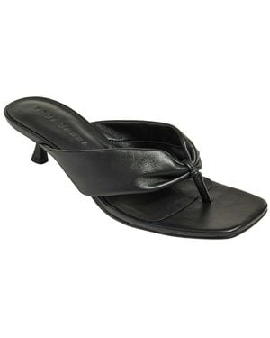 Yosi Samra Eva Leather Heel - Black