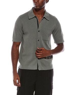 Rag & Bone Refined Dalton Knit Shirt - Gray
