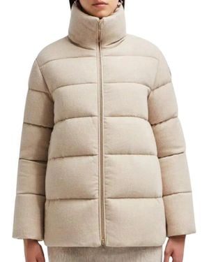 Moncler Bonaguil Short Down Jacket - Natural