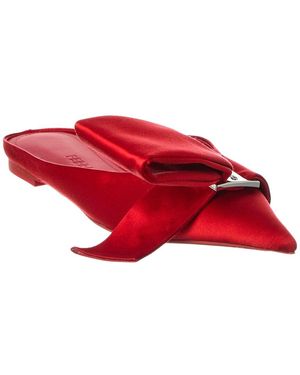 Ferragamo Emii T Satin Flat - Red