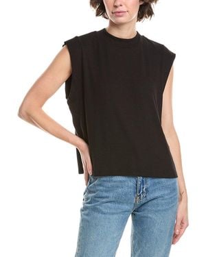LNA Oren Ribbed Top - Black