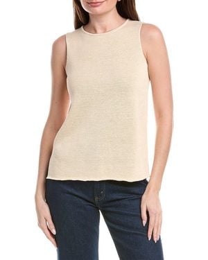 Lafayette 148 New York Double Knit Tank - Blue