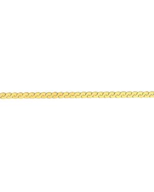 HAWLEY ST 14K Serpentine Bracelet - White