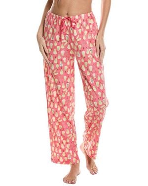 Hue Pear Club Long Pyjama Pant - Red