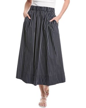 Ellen Tracy Pull-On Maxi Skirt - Blue