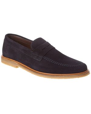 M by Bruno Magli Bruno Magli Riva Suede Loafer in Brown for Men Lyst UK