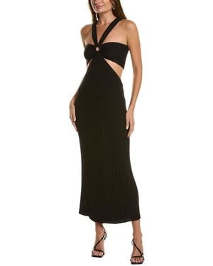 Ba&sh Cutout Maxi Dress - Black