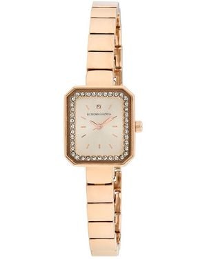 BCBGMAXAZRIA Maxazria Cube 21 Watch - White