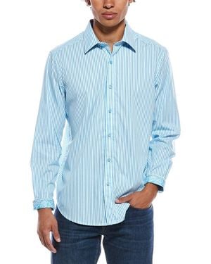 Robert Graham Greenwich Woven Shirt - Blue