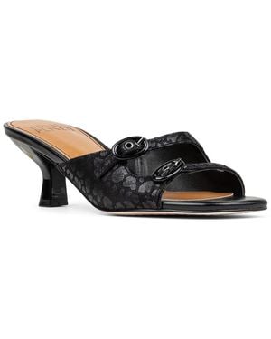 Donald J Pliner Kait Leather Sandal - Black