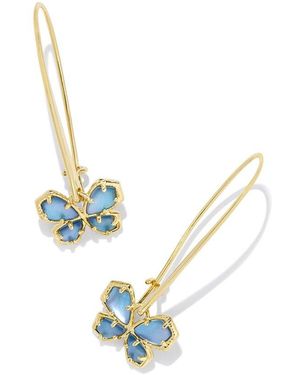 Kendra Scott Mae Butterfly Wire 14K Drop Earrings - Metallic