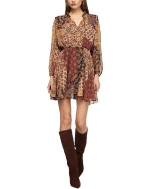 MISA Los Angles Molly Dress - Brown