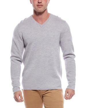 Magaschoni Wool-Blend V-Neck Jumper - Grey
