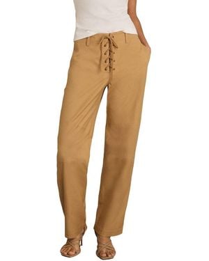 Reiss Clement Cropped Taper Trouser - Natural