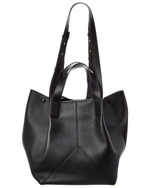 Victoria Beckham The Medium Leather Tote - Black