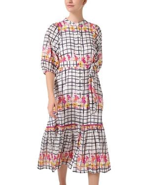 Ro's Garden Flirty Midi Dress - Red
