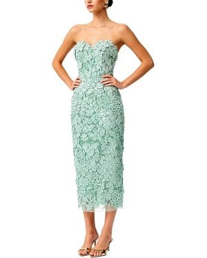MIRA RICHI Embellished Midi Dress - Green