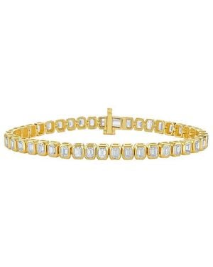 Diana M. Jewels Fine Jewellery 14K 6.50 Ct. Tw. Lab-Grown Diamond Tennis Bracelet - Metallic