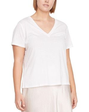 Vince Essential V-Neck T-Shirt - White